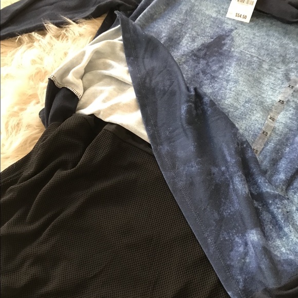 Style & Co Tunic Sweater Asymmetrical Mesh Hem - Picture 5 of 5